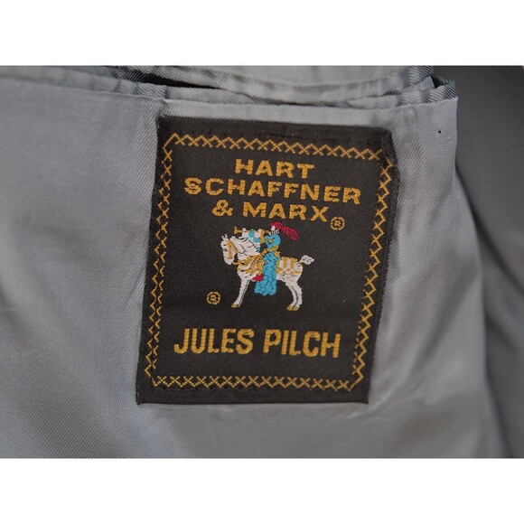Hart Schaffner & Marx Blazer Jules Jack Nicklaus‎ Gold Buttons Navy Blue 41R - Picture 11 of 12